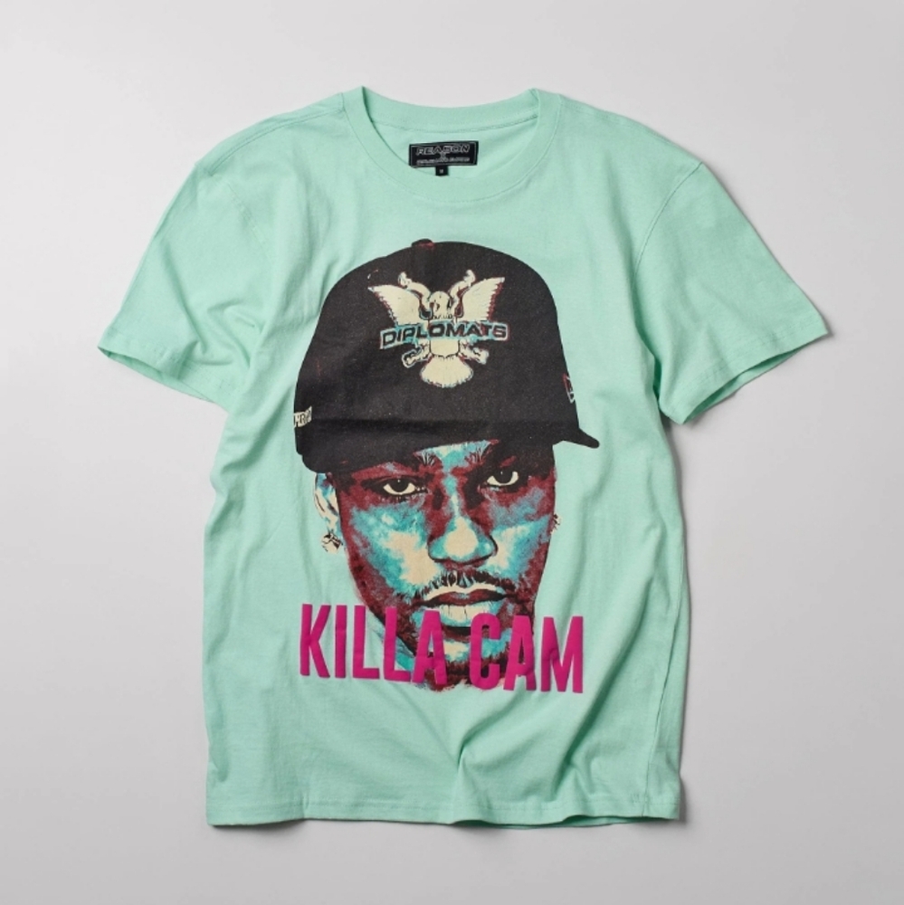 Killa Cam Cam'ron & Diplomats Logo T-shirt w/Raised Text. XL. NWT.